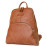 Женский кожаный рюкзак Estense cognac 
